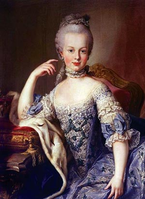 16-year old Princess Marie Antoinette