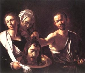 Salome with the Head of John the baptist by Caravaggio